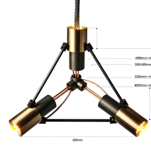 AI-generated packshot visualization of DRAWN NO.1 Pendant. ALL IMAGES SHOW THE EXACT SAME PRODUCT.