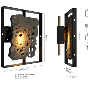 AI-generated packshot visualization of STRATA NO.1 Wall Light. ALL IMAGES SHOW THE EXACT SAME PRODUCT.